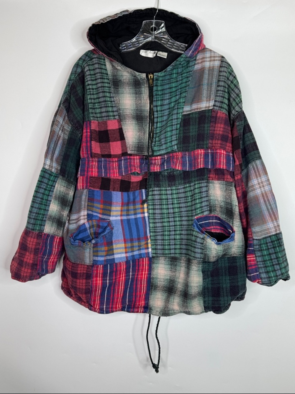 Vintage Spell Bound Patchwork Anorak Jacket Size Medium